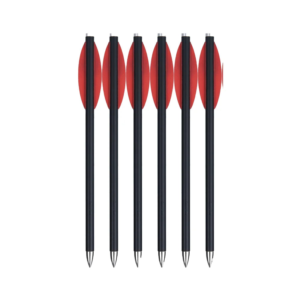Mixed carbon crossbow for outdoor sports shooting, 6.3 inch, Willow feather, 6pcs/12PCs/24PCs