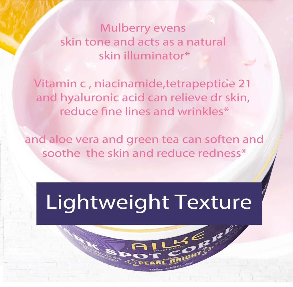 AILKE Multi Vitamin Whitening Body Lotion With Vitamins A,E,B3,B5, Increase Skin Radiance, Even Skin Tone, Moisturizer Cream