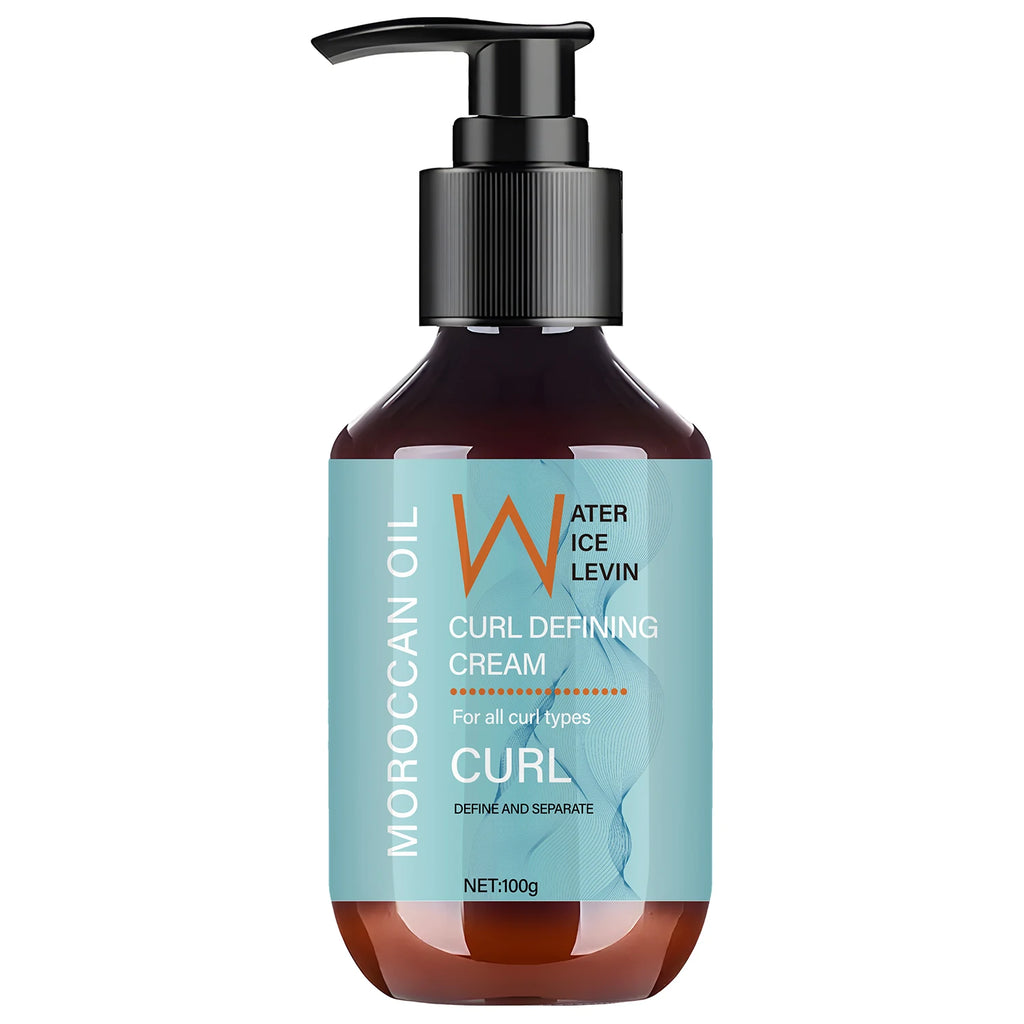 Moroccan Oil Curl Defining Cream for All Curl Types - Define and Separate with Biotin, Collagen & Rosemary Oil