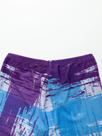 MALFC Summer Men's Swim Jammer Short Training Swimsuit Quick Drying Beach Swimming Trunks Swimwear Sports Tights Surf Shorts