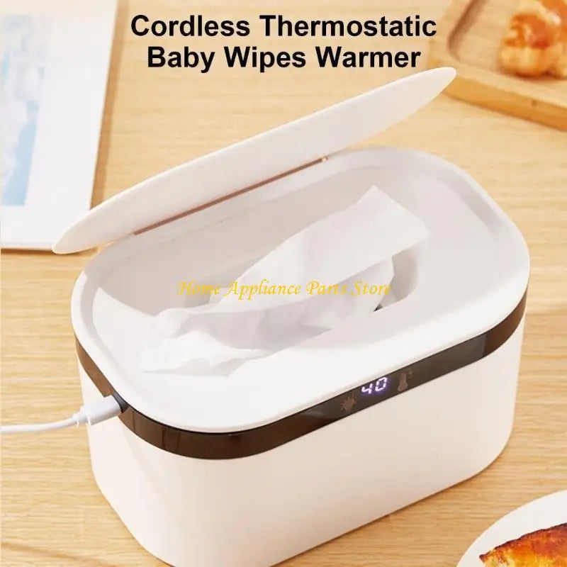C4DA Baby Wipe Warmer and Wet Wipes Dispenser Wipes Warmer for Babies Diaper Wipe Warmer Large Capacity with Night Light
