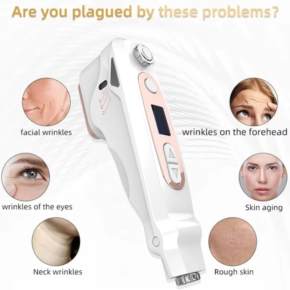 Professional Mini HIFU Facial Rejuvenation Anti Aging Wrinkle Beauty Machine Ultrasonic Skin Care SPA Salon Home Use For Women