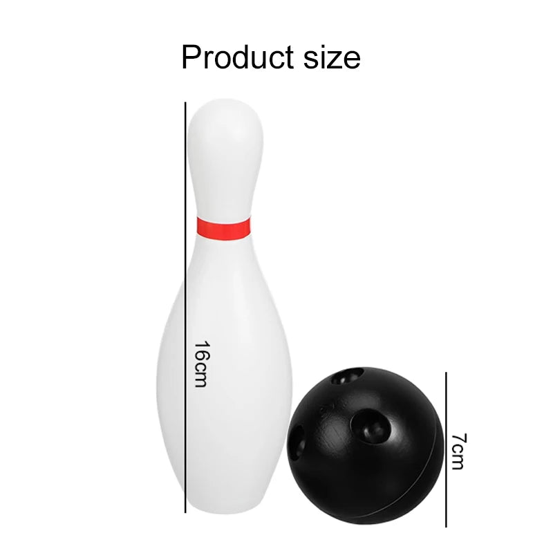 Kids Bowling Set Family Indoor Ball Party Game Sports Toys Balls Pins Bowling Toy Plastic Funny Bowling Set Children Game TMZ