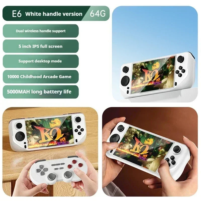 E6 Handheld Gaming Machine Compete With The New Large 3d Gaming Handheld Console 5-Inch Large Screen Portable Gaming Console