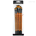 6/24/30Pcs Artist Paint Brush Set for Watercolor, Acrylic, Oil and All Media, Suitable for Canvas, Paper, Ceramic, Nylon Hair, W
