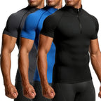 Compression T-shirt Men Summer Sportswear Homme Tops Tee Training Sport Clothing Gym Fitness Jersey Tights Running T Shirt Men