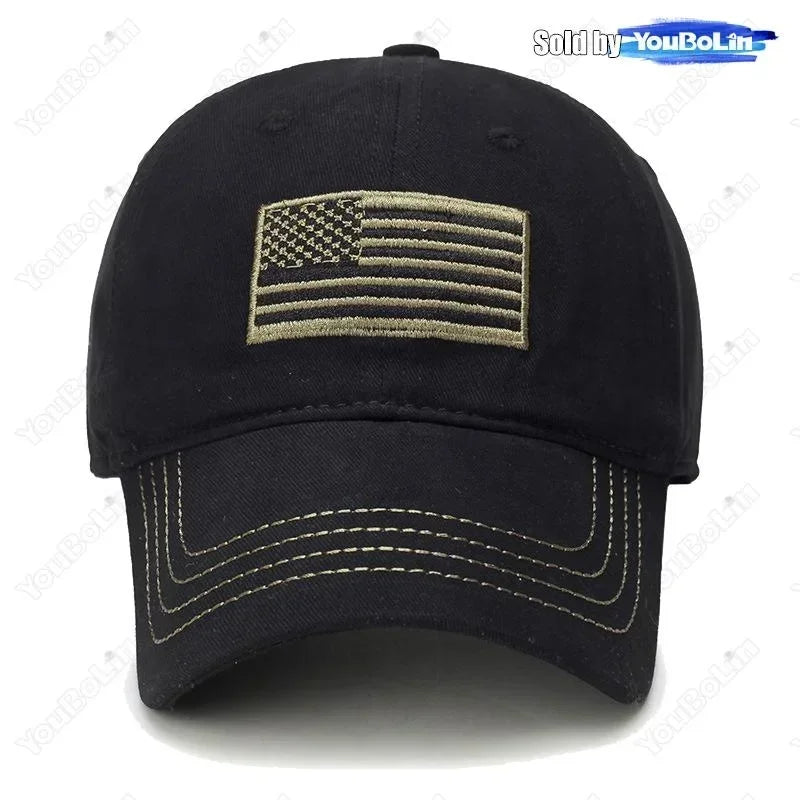 American Standard Men's Baseball Cap Four Seasons Outdoor Leisure Sun Hat Outdoor Fishing Hat