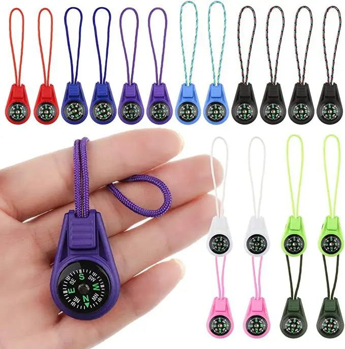 Mini Tactical Compass Keychain Outdoor Survival Tool for Camping Hiking Adventure - Pocket Navigator for Hunting & Climbing