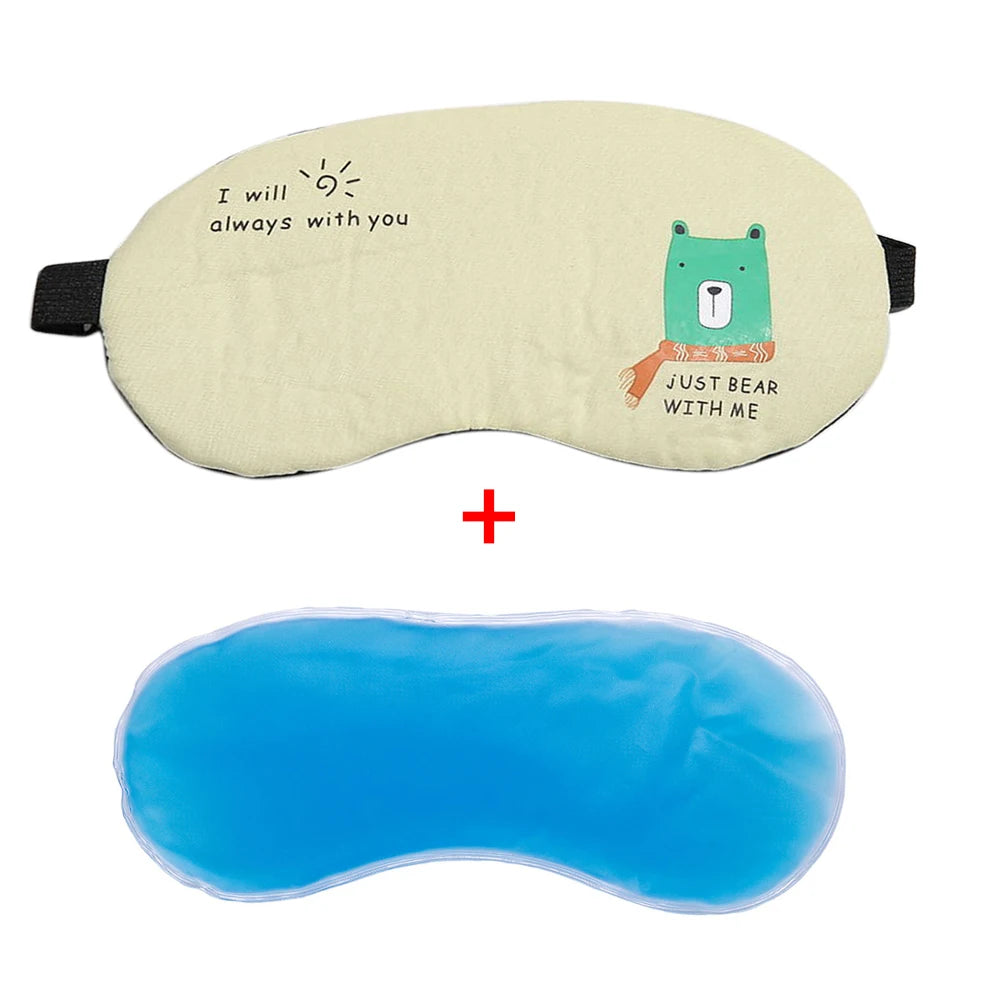 1Pc Eye Mask Dedicated Ice Pack Eye Shade Cooler Bag Sleeping Mask Cover Patch Cold Soothing Gel Health