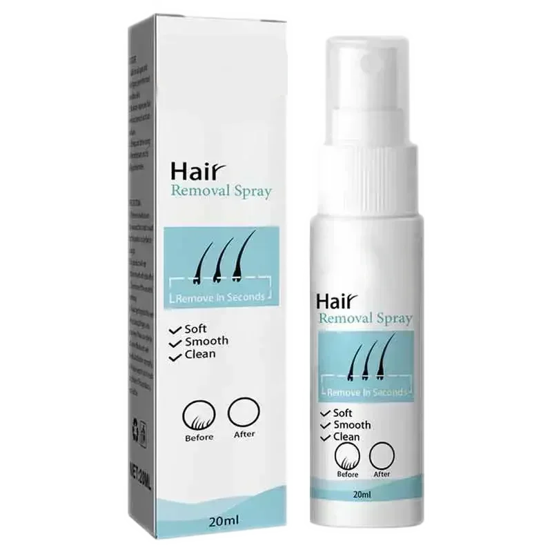 Permanent Hair Removal Spray Dissolves Hair Instantly Sprays On Effortlessly Gentle on Skin Pain-Free Long-Lasting Results