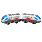Locomotive Magnetic Car Electric Train Toys Fit All Brand Biro Wooden Diecast Slot Train Track Railway Educational Toys For Kids