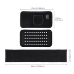 25x13.5cm 60 LEDs 660nm Red Light Infrared Belt 850nm Back Burn Fat Wrap Slimming Machine Waist Timing Pad For Muscle Skin Care
