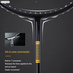 ALP ZJ2.0 Pro 4U 85g 100% Carbon Fiber + Titanium Alloy Badminton Racket Ultra-light Sports Equipment Racket Badminton Training