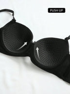 High Quality Sexy Lingerie Set For Women's Lace Up Steel Ring Push Ups 2-piece Set For Daily Underwear Set A2127