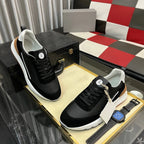 Luxury Brand Men's Shoes Handmade Casual Sneakers Jacquard Nylon Fabric with Suede Hiking Cycling Running Shoes Holiday Gifts