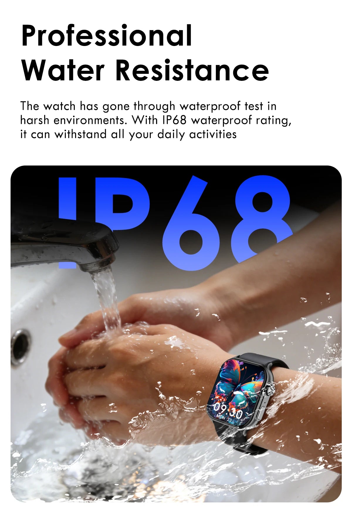 Lenovo 2026 Smart Watch 1.96" HD AMOLED Display Heart Rate Health Monitoring Bluetooth Voice Callings Smartwatch For Android IOS
