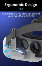 Shinecon Viar Virtual Reality VR Glasses Headset 3D Device Helmet Goggles Lenses For Smartphone Smart Phone Game Cell Mobile Set