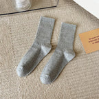 33 Colors Summer Cotton Soft Socks Happy Colorful Women's Mid-tube Stocking Fashion Trend Red Green Ankle Sox Autumn Hosiery