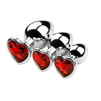 Metal Anal Plug for Women Men Couples Butt Plug Butt Toy Adult Game Masturbator Anal S/M/L Diamond Sex Toy for Adult Products