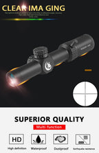 1-5x24 Scopes Compact Scope Hunting Scopes Tactical Sight Wide Angle Sight