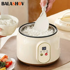 1.8L Electric Rice Cooker Portable MultiCooker Household Rice Pot Non-Stick Smart Low Sugar Cooking Machine for Kitchen and Home