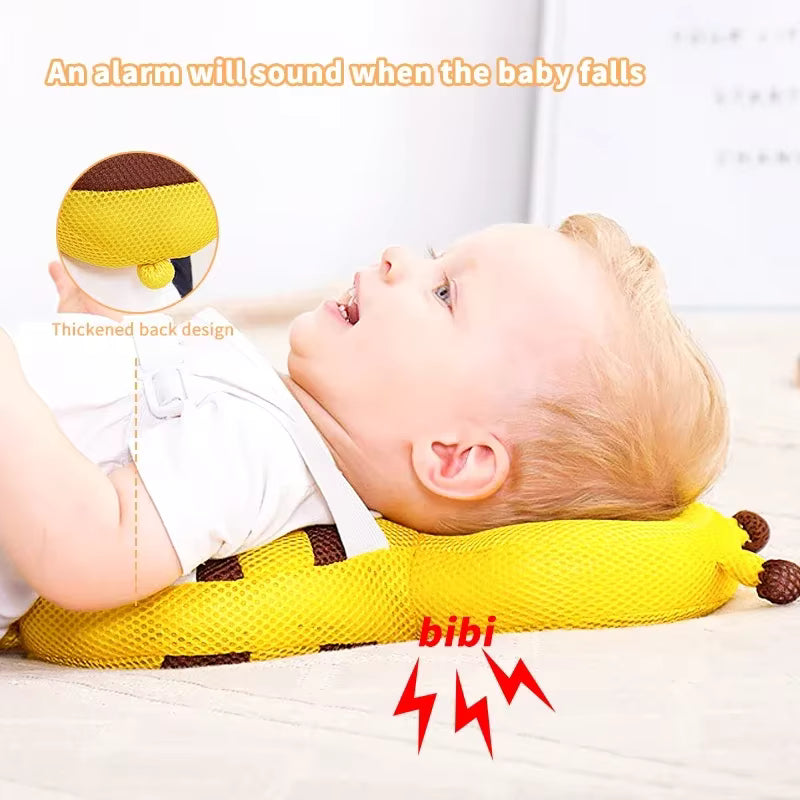 Head Back Protector Baby Protect Pillow Learn Walk Headgear Prevent Injured Safety Pad  prevention Fall Cartoon Bee Kids Pillows Secondary image