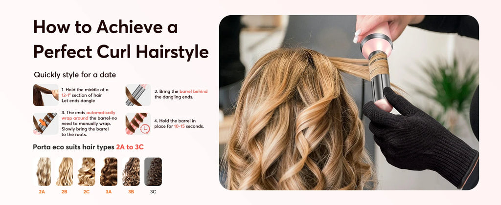 5 in 1 Hair Dryer,Multi Styling Tool,Straightener & 32mm Curling 300 Million Negative Ions Hair Care 1-3 Mins Quick Drying Gifts