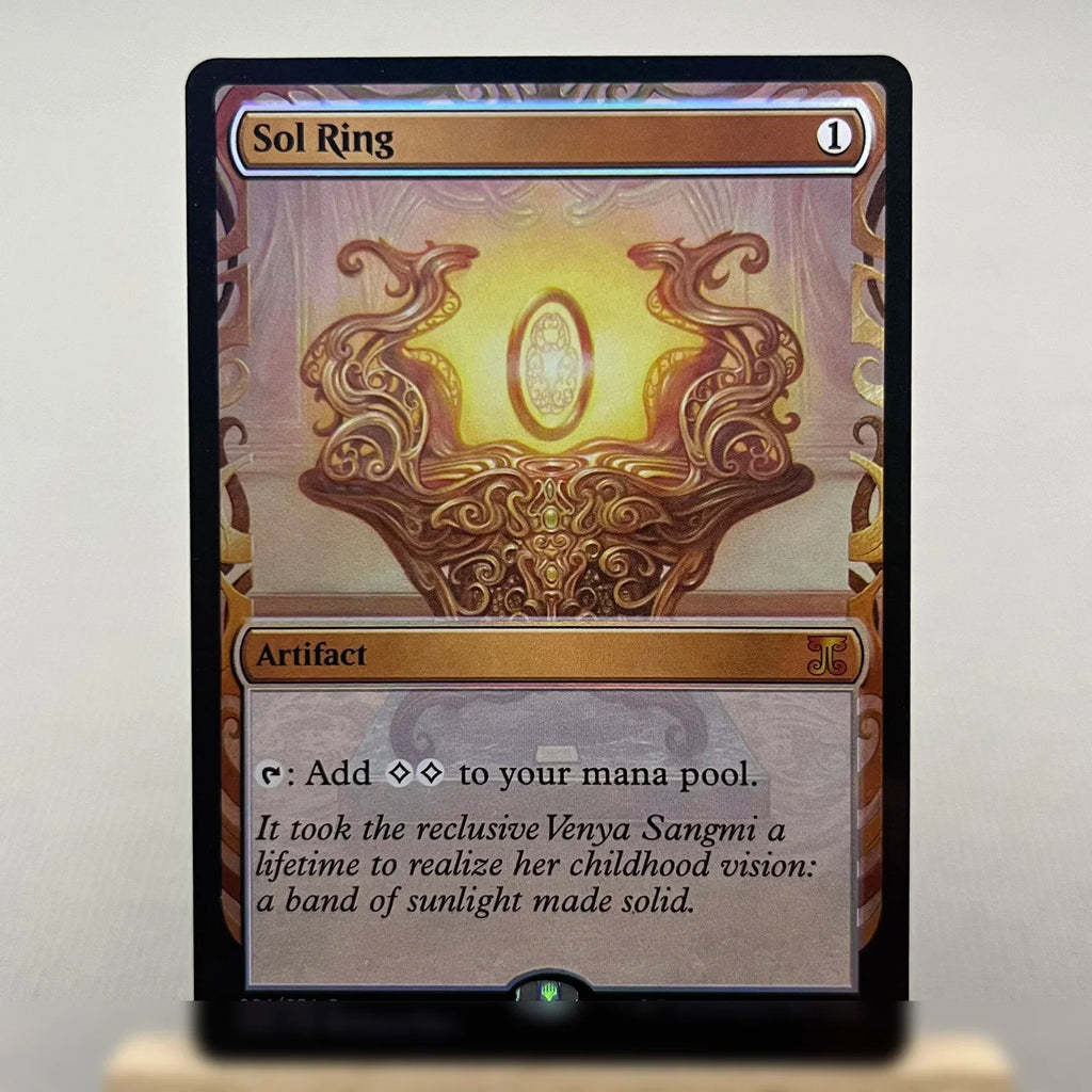 MPS FOIL2-02 TCG Cards for Home Play magical Proxy Sol Ring Lotus Petal the Oblivion Stone Extraplanar Lens Noxious gather