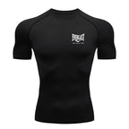 New Men's Compression Running T-Shirt Short Sleeve Gym Fitness Workout Sportswear ZY00139