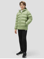 Kelme Children's Warm Cotton Jacket Winter Football Training Cotton Jacket Student Sports Down Jacket Coat