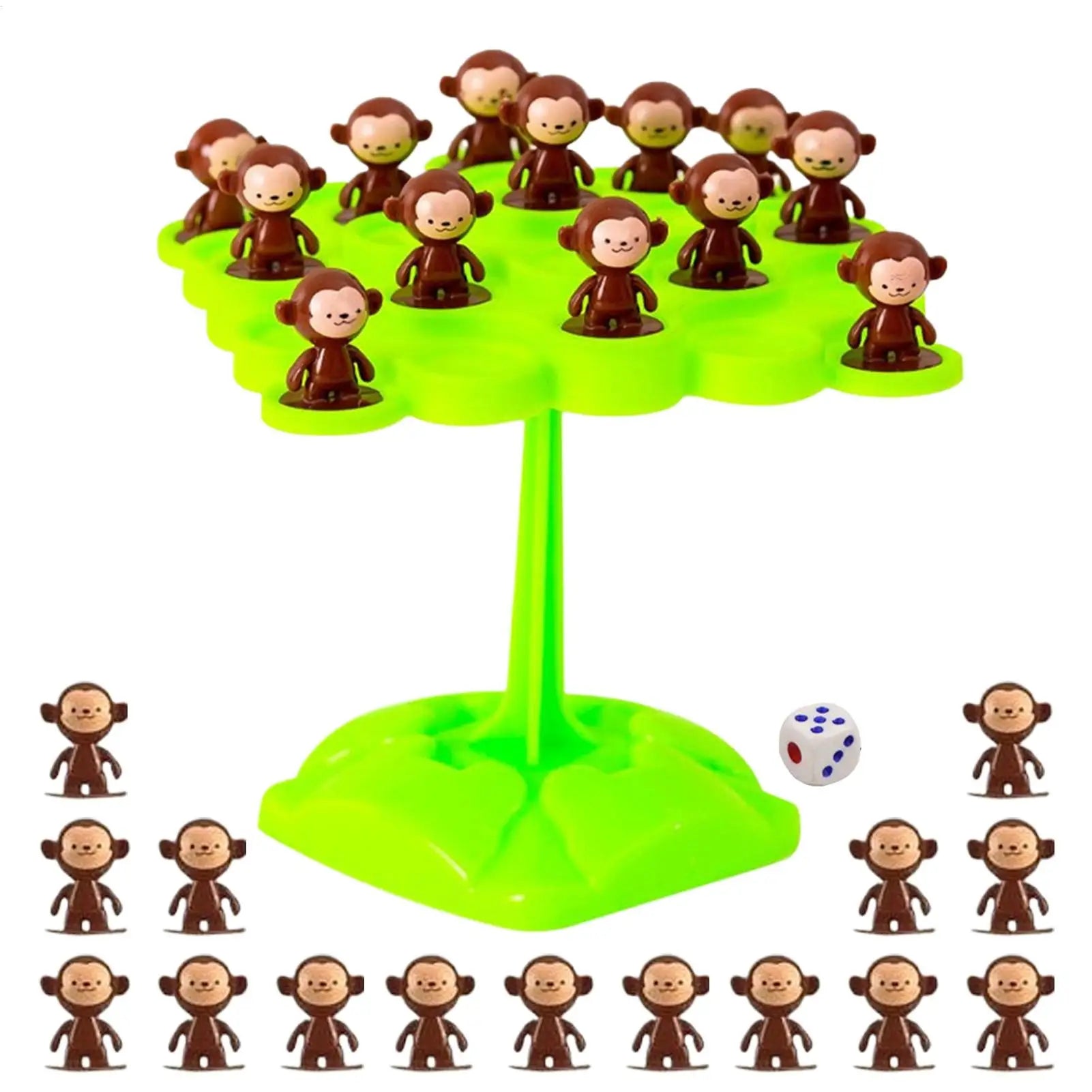 1pc Balancing Tree Toy Digital Monkey Balance Scale Educational Number Board Game Kids Learning Toys Montessori Math Toy