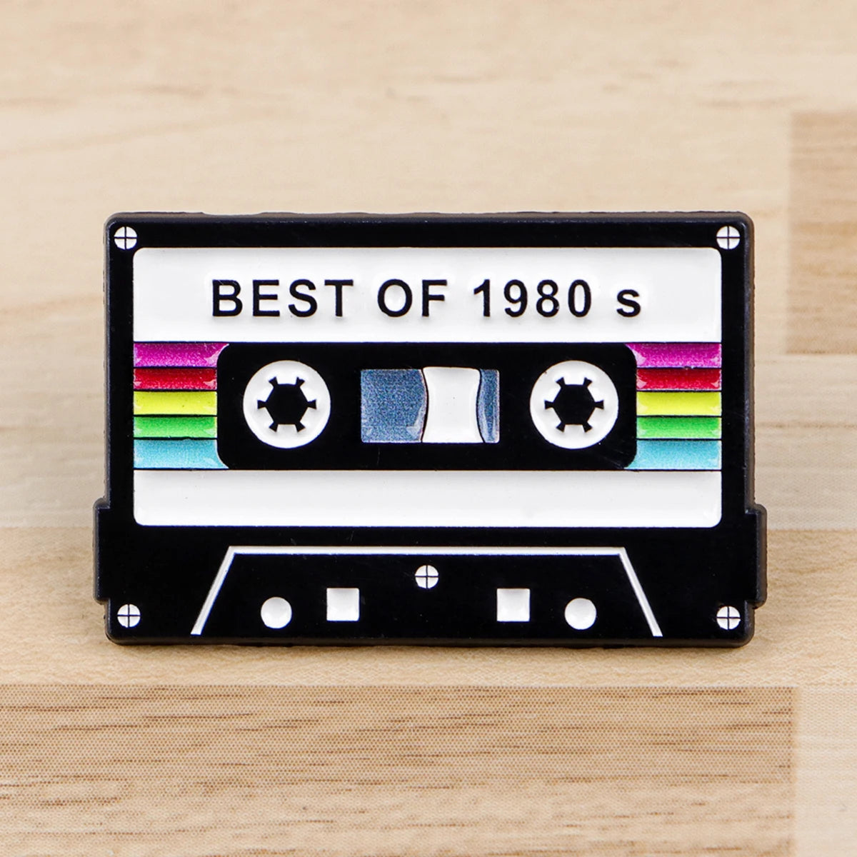 Retro 80s 90s Enamel Pins Vintage Cassette Tape Brooches Old School Lapel Pins for Backpacks Jewelry Gift For Friends