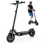 iScooter W9 Electric Scooter for Adults 1000W Motor 48V14AH Battery Foldable E-scooter 10 Inch Tire All-Terrain EScooter