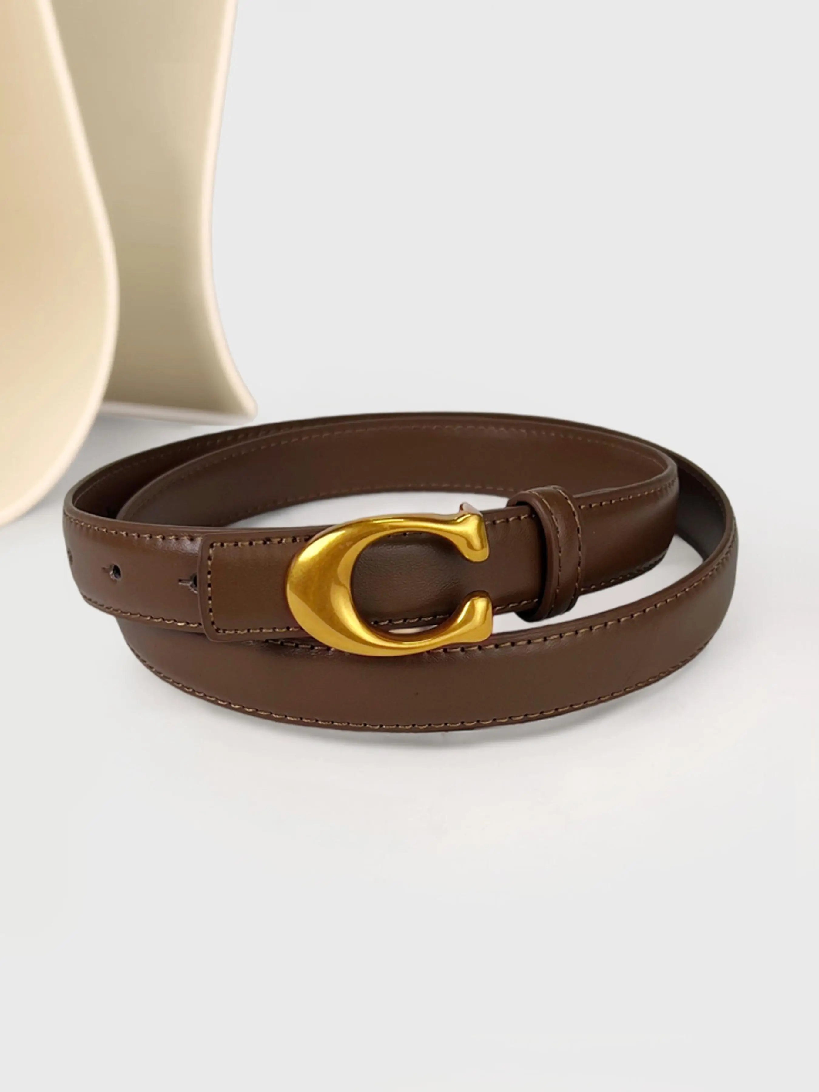 Vintage Spicy Girl High-End Women's Belt Versatile Fashion Accessory for Jeans And Dress Pants Temperament Niche Style