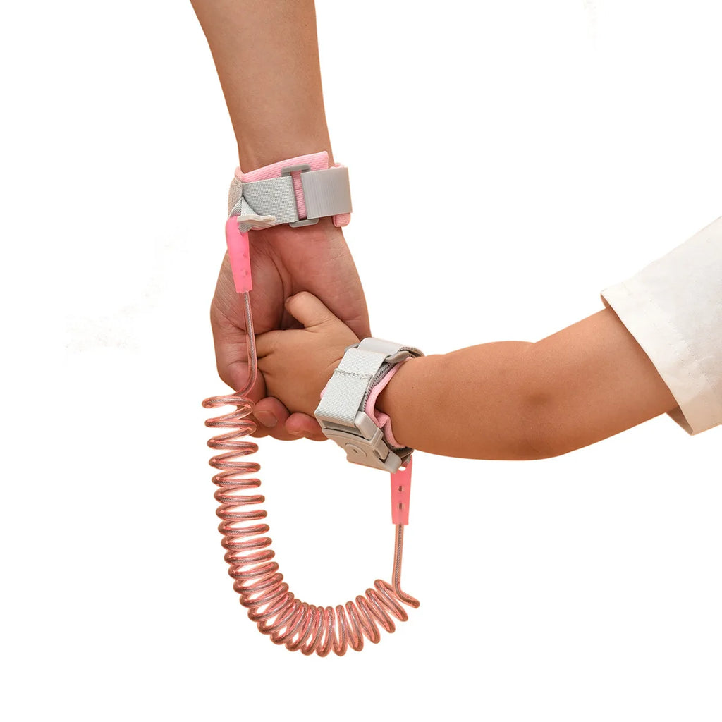 Baby Safety 2M Anti Lost Traction Rope for Kids Wristband Lock and Key Safety Traction Belt for Children Travel Outdoor