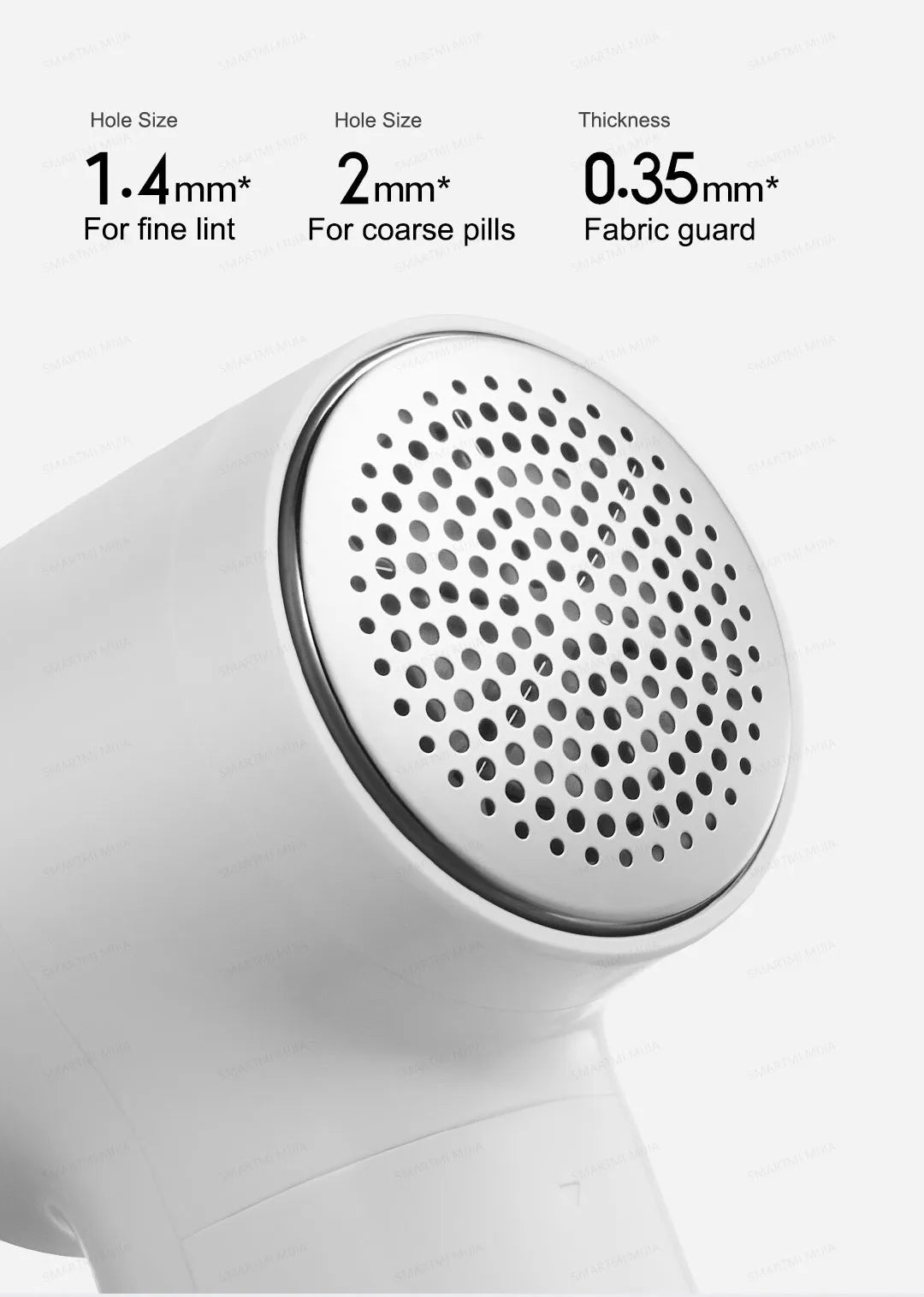 MIJIA Lint Remover 2,Fabric Shaver Clothes,180min Battery,6-Blade Strong Suction,USB Rechargeable,Fluff Pellet Removers