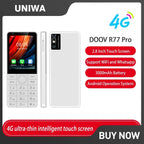 DOOV R77 Pro 4G Smart Touch Screen 2.8“ 3GB+32GB Android 5MP Camera Whatsapp Russian Multilingual Keyboard Smart Button Phone