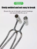 Handheld Adjustable Gardening Two Teeth Fork Stainless steel multifunction Gardening Spade Fork