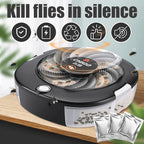 CHIGO Flycatcher Rechargeable/USB Electric Fly Trap Safety Indoor Flytrap Outdoor Insect Pest Catching Tool For Kitchen Garden