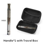 Shavcooo Glide Pro 4D Stainless Steel Safety Razor Eco-friendly Dual Half Shaving Shaver for Men Women Gift kit with Travel Box