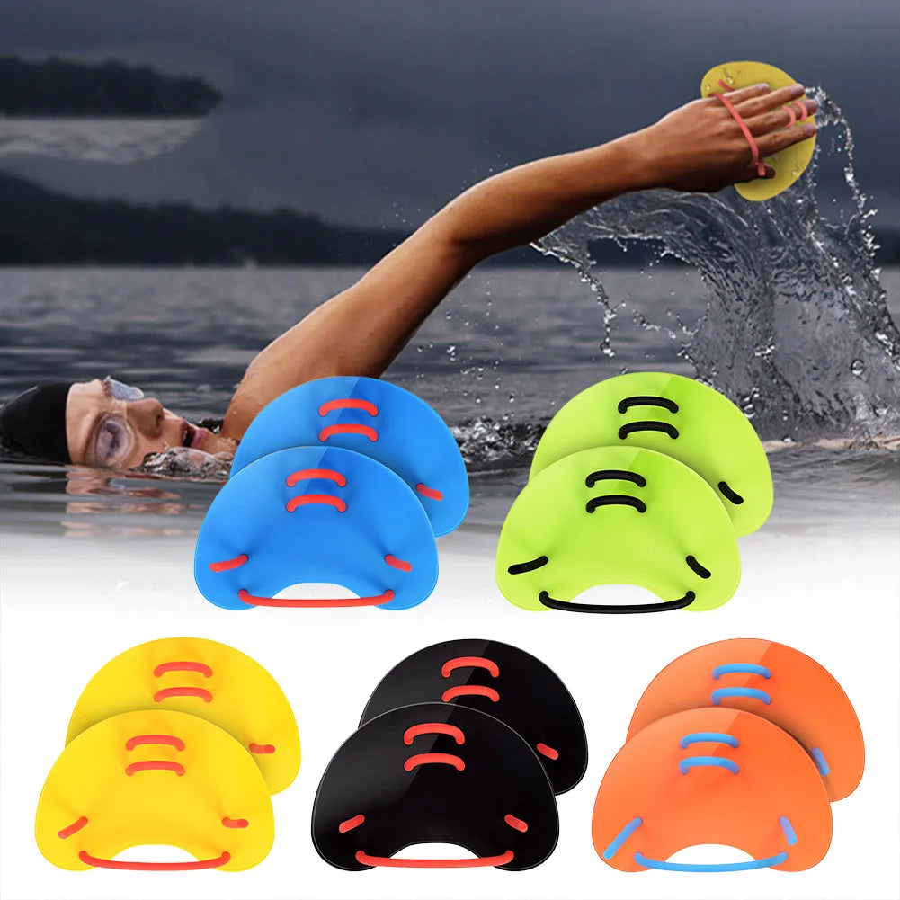 Silicone Swimming Correction Hand Fins Lightweight Water Sports Gloves Paddle Portable Adjustable Auxiliary Teaching Accessories Main image