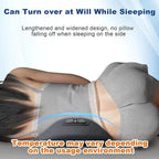 NEW 3-in-1 Back Massager with Relief Bed Sleeping Shiatsu Deep Tissue Portable Shoulder Lower Back Pain Relief Waist Massager