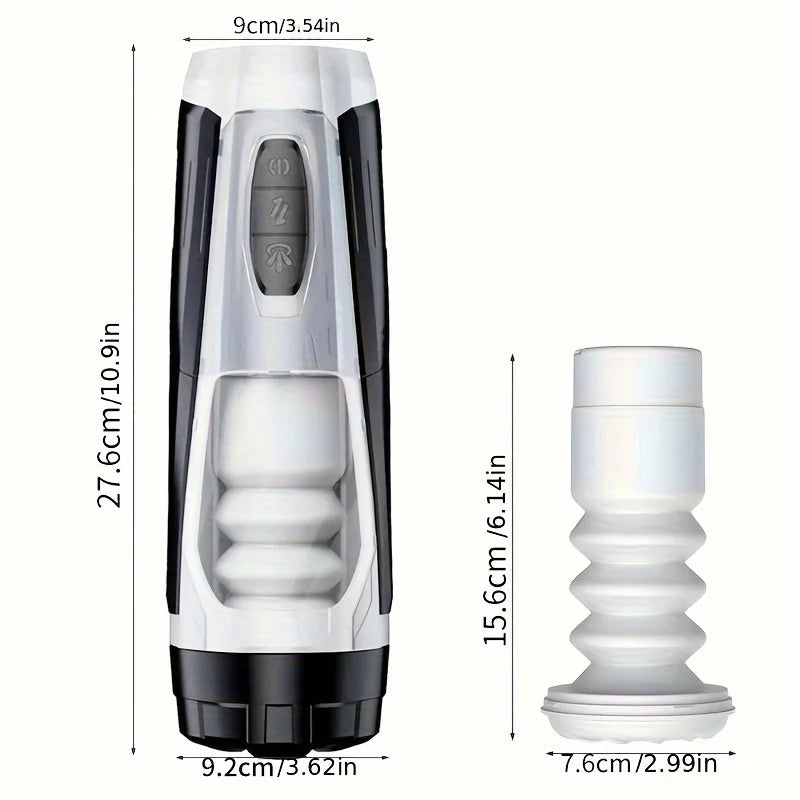7 Thrusting & Vibrating Stimulation Modes Male Masturbator Cup Mens Realistic 3D Sleeve for Male Masturbation Penis Training 18+