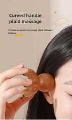 Resin Octopus Massage Comb Head Meridian Scraping Scalp Massage Brush Acupuncture SPA Gua Sha Massage Comb Fatigue Relief