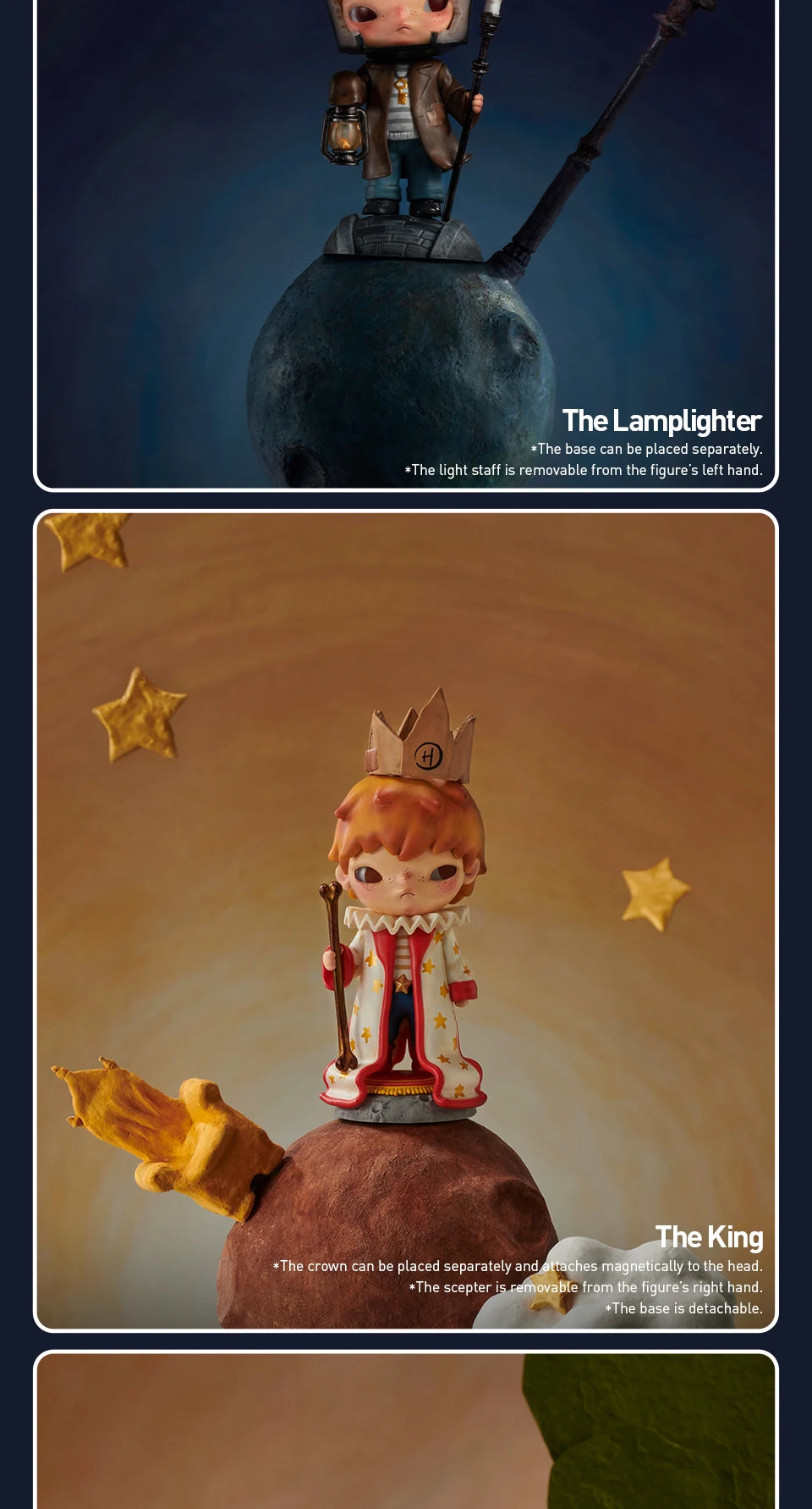 POP MART Hirono x Le Petit Prince Serie Blind Box Toys Mystery Box Mistery Caixa Action Figure Surprise Cute Model Birthday Gift