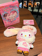Genuine Hello-Kitty Pop Star Velvet Pendant Series Vinyl Doll Blind Box Trendy Kawaii Surprise Gift Lovely Trendy Blind Box Toys
