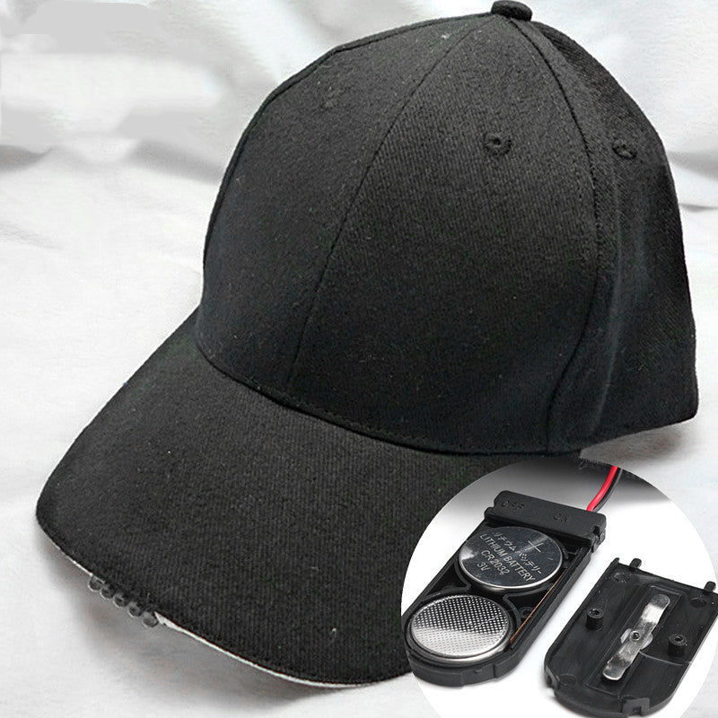 Unisex Led Baseball Cap With Led Light Adjustable Baseball Hat Headlight Flashlight For Hunting Fishing Camping Hiking Joggings