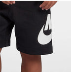 Nike genuine summer children's retro sports logo printed straight leg shorts HA5017-023