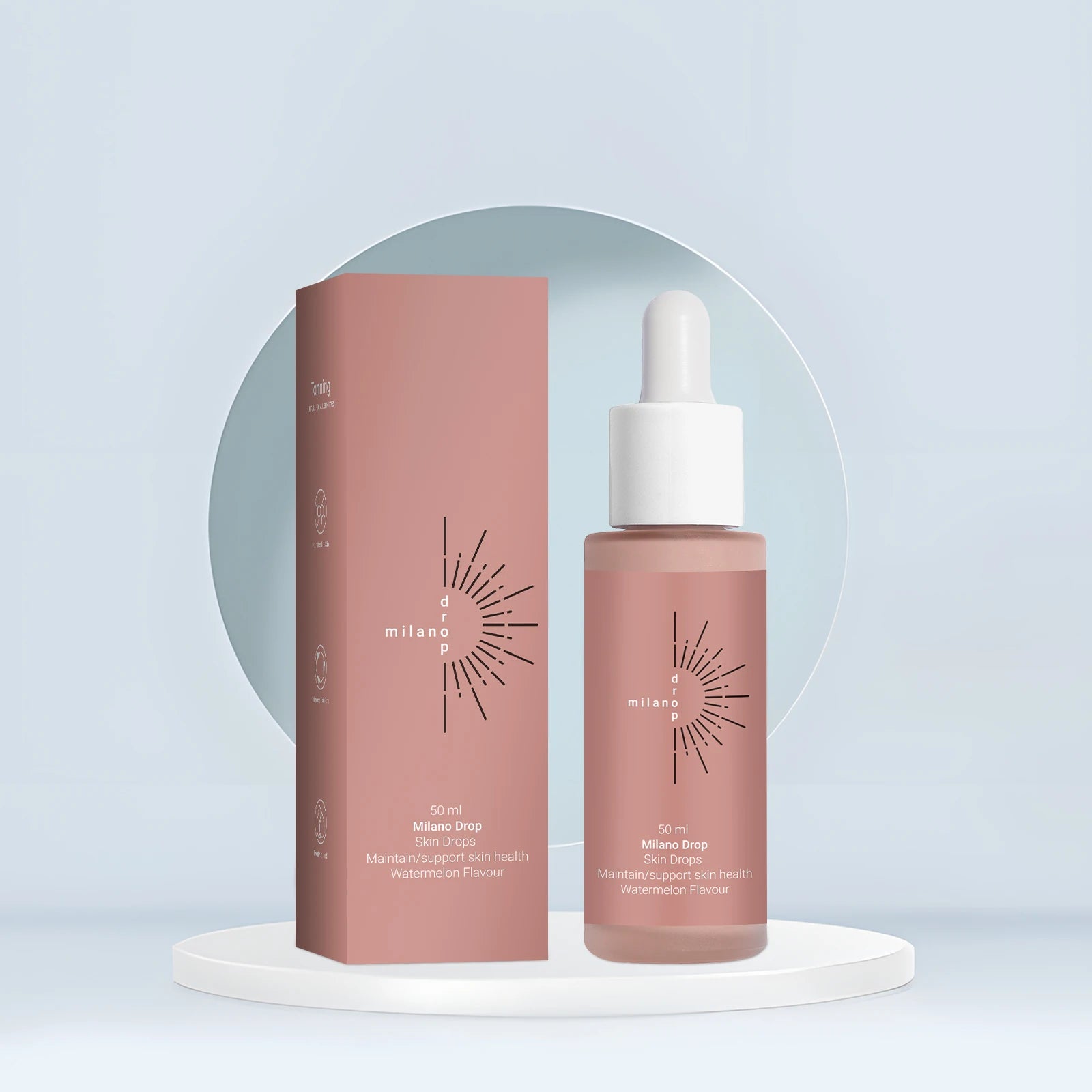 30ml Self -Tanning Drops Body Self Tanner Sunless Tanning Lotion Skin Care to Keep Skin Hydrated for Natural-Looking Tanner