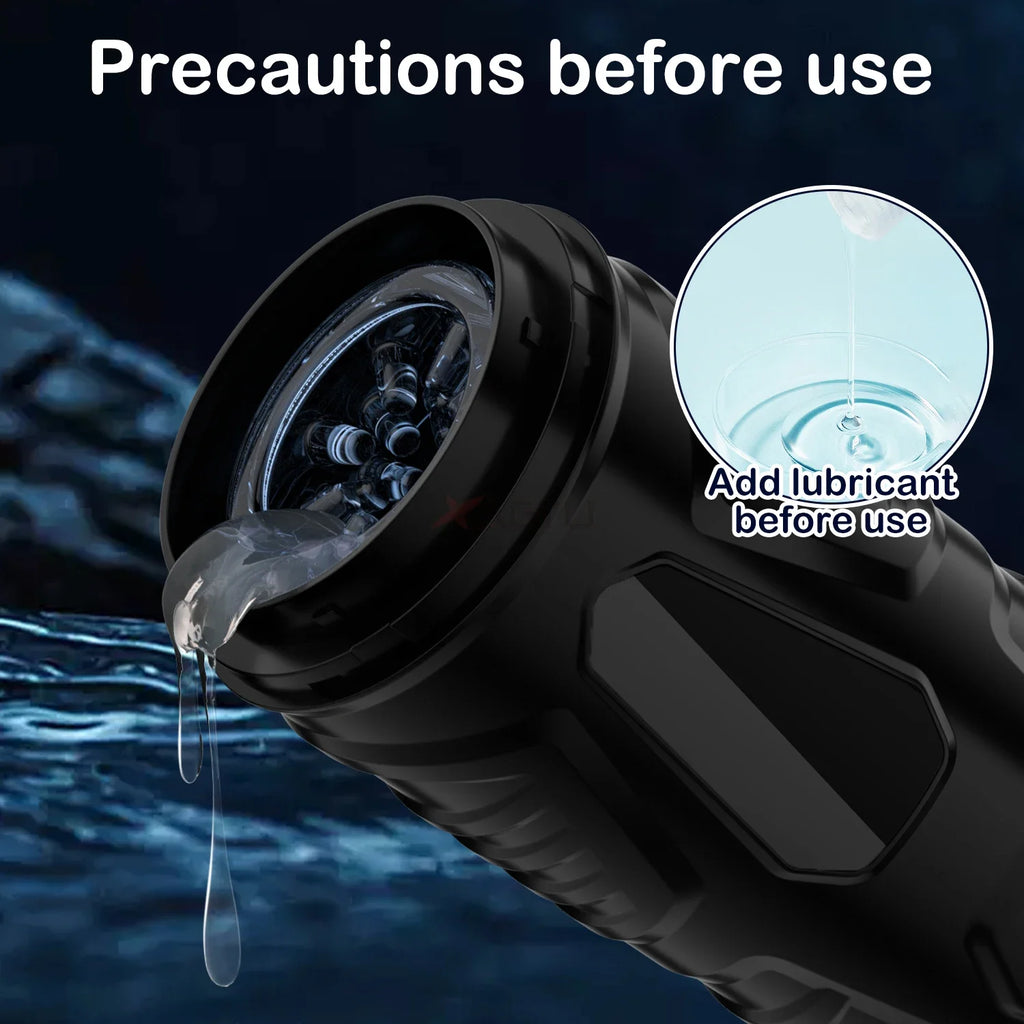 Telescopic Rotation Male Masturbator Cup Vagina 7 Thrusting Masturbation Cup Sex Toys for Men Automatic Piston Mastubator